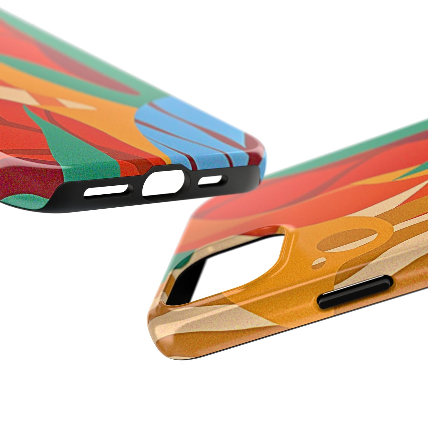 Abstract Autumn Leaves Tough Phone Case | Aesthetic