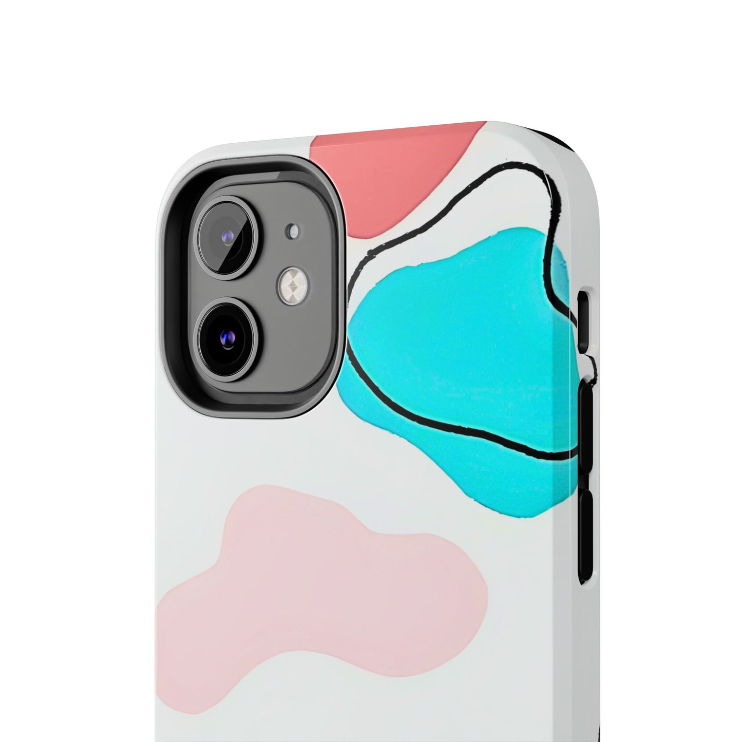 Abstract Shapes Preppy Pastel Style (Version 1) Tough Phone Case | Aesthetic