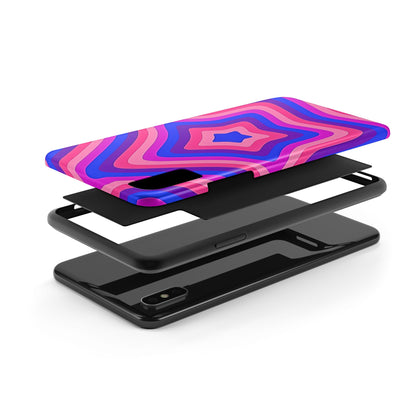 Funda resistente para teléfono con diseño de estrella retro | Estética