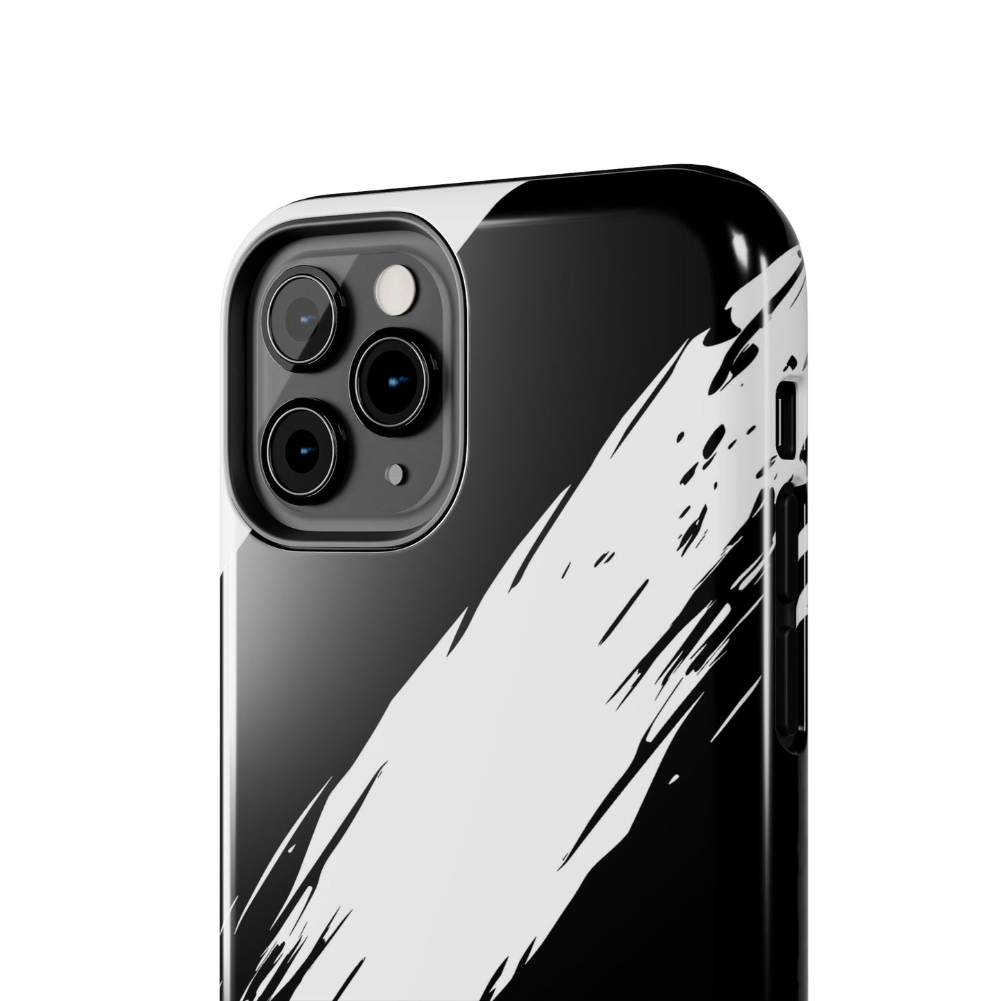 Funda/cubierta resistente para teléfono con rayas diagonales en blanco roto | Estética
