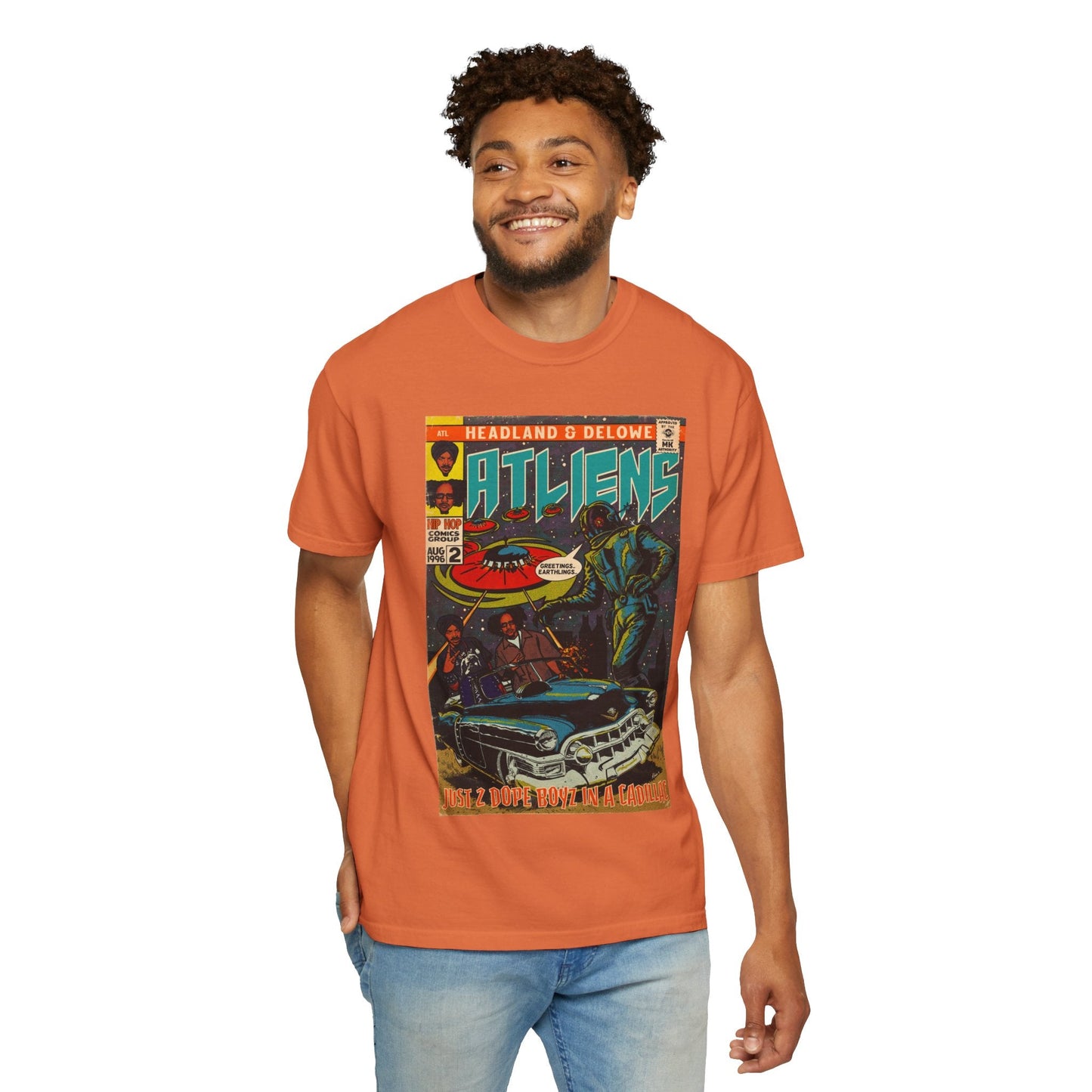 ATLiens - 2 Dope Boyz in a Cadillac - Unisex Comfort Colors T-shirt