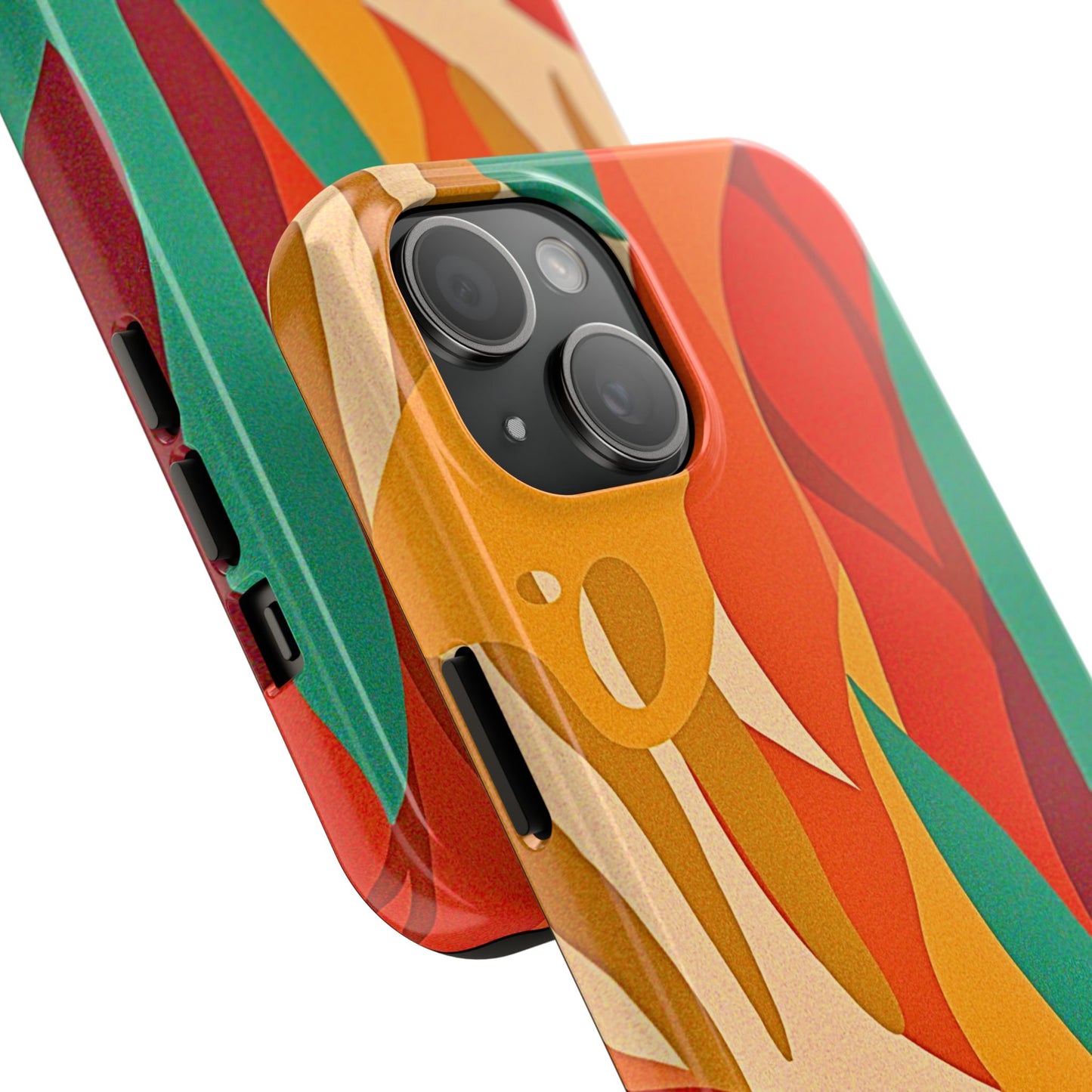 Abstract Autumn Leaves Tough Phone Case | Aesthetic
