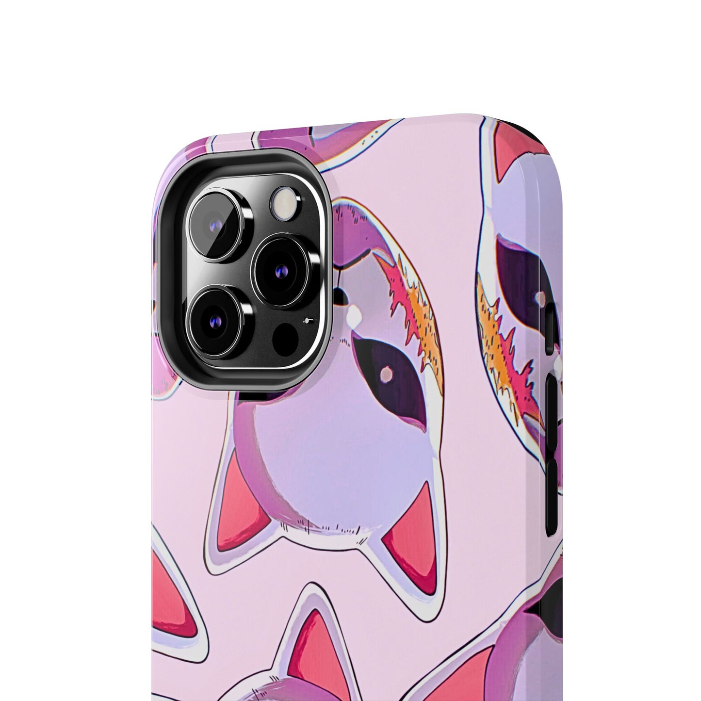 Sabito Fox Mask Pattern Tough Phone Case | Anime - Demon Slayer