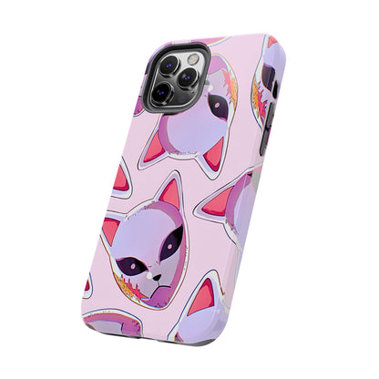 Sabito Fox Mask Pattern Tough Phone Case | Anime - Demon Slayer