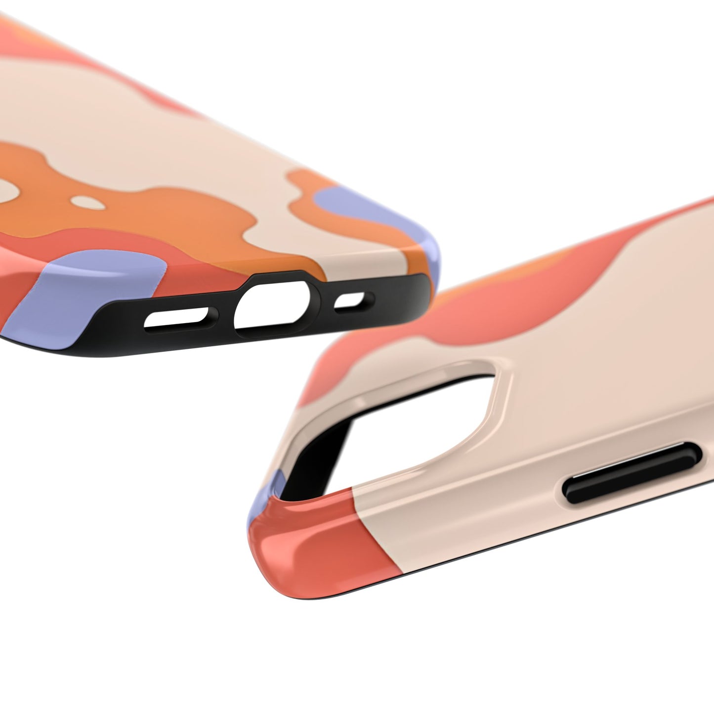 Funda resistente para teléfono con diseño de pastel líquido de verano | Estética