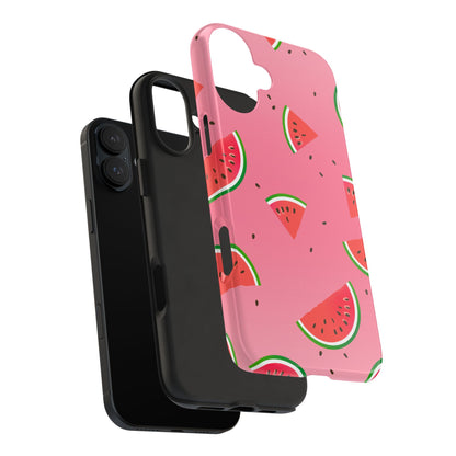 Pink and Red Gradient Watermelon Tough Phone Case | Food