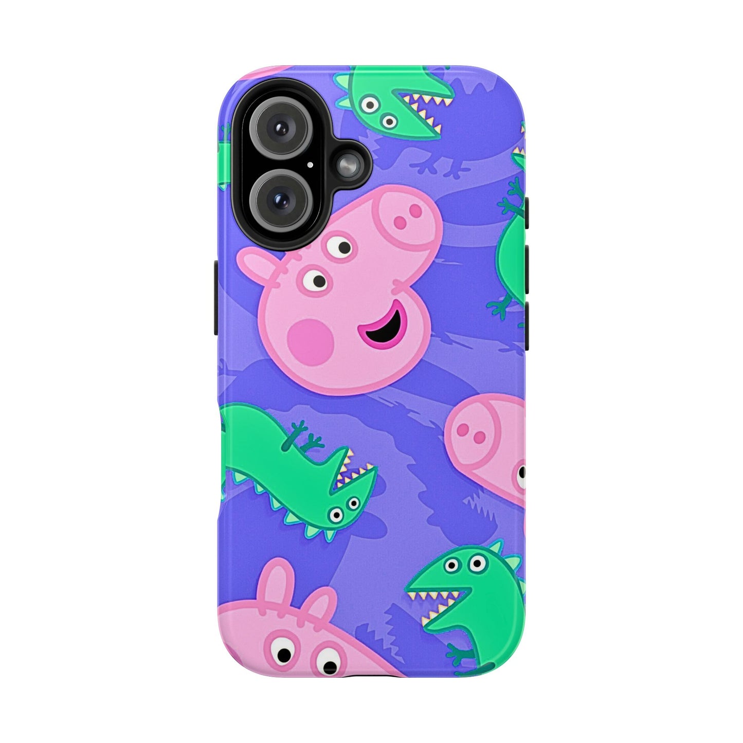 Peppa Pig & George Dinosaur Pattern Tough Phone Case | Cartoons - Peppa Pig