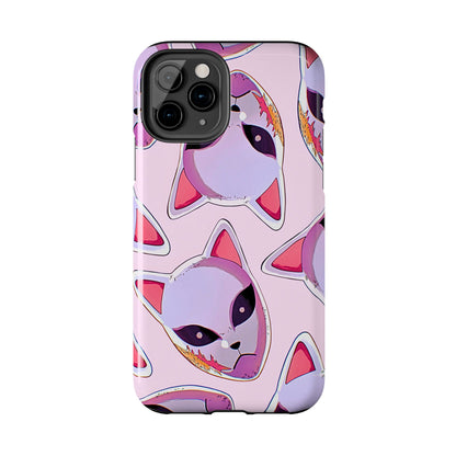 Sabito Fox Mask Pattern Tough Phone Case | Anime - Demon Slayer