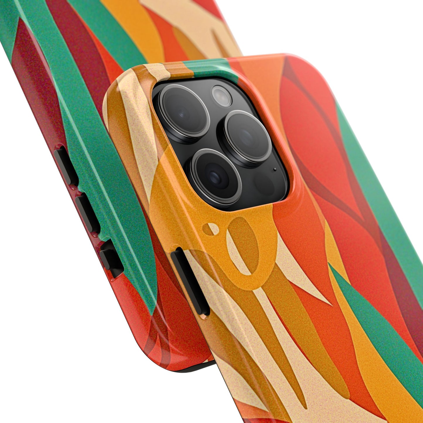 Abstract Autumn Leaves Tough Phone Case | Aesthetic