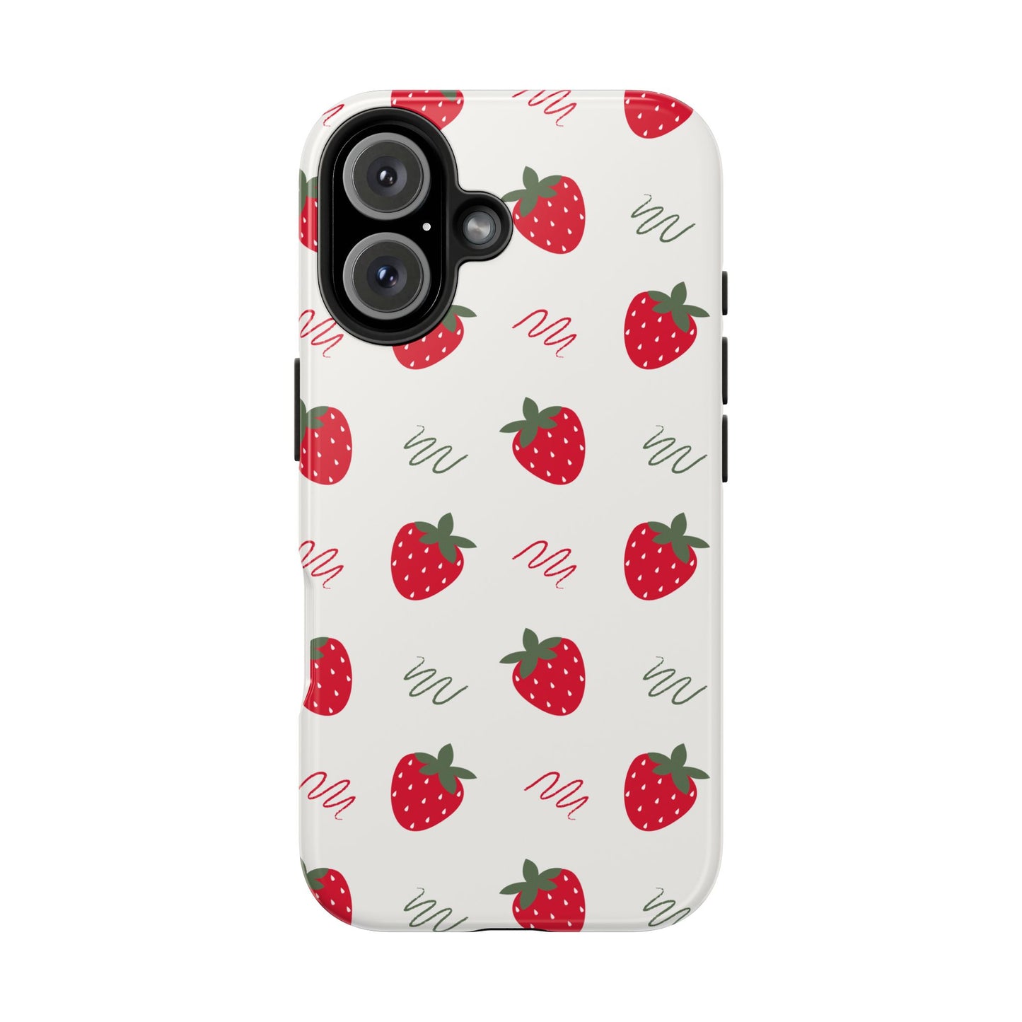Strawberry Doodle Delight Tough Phone Case | Food