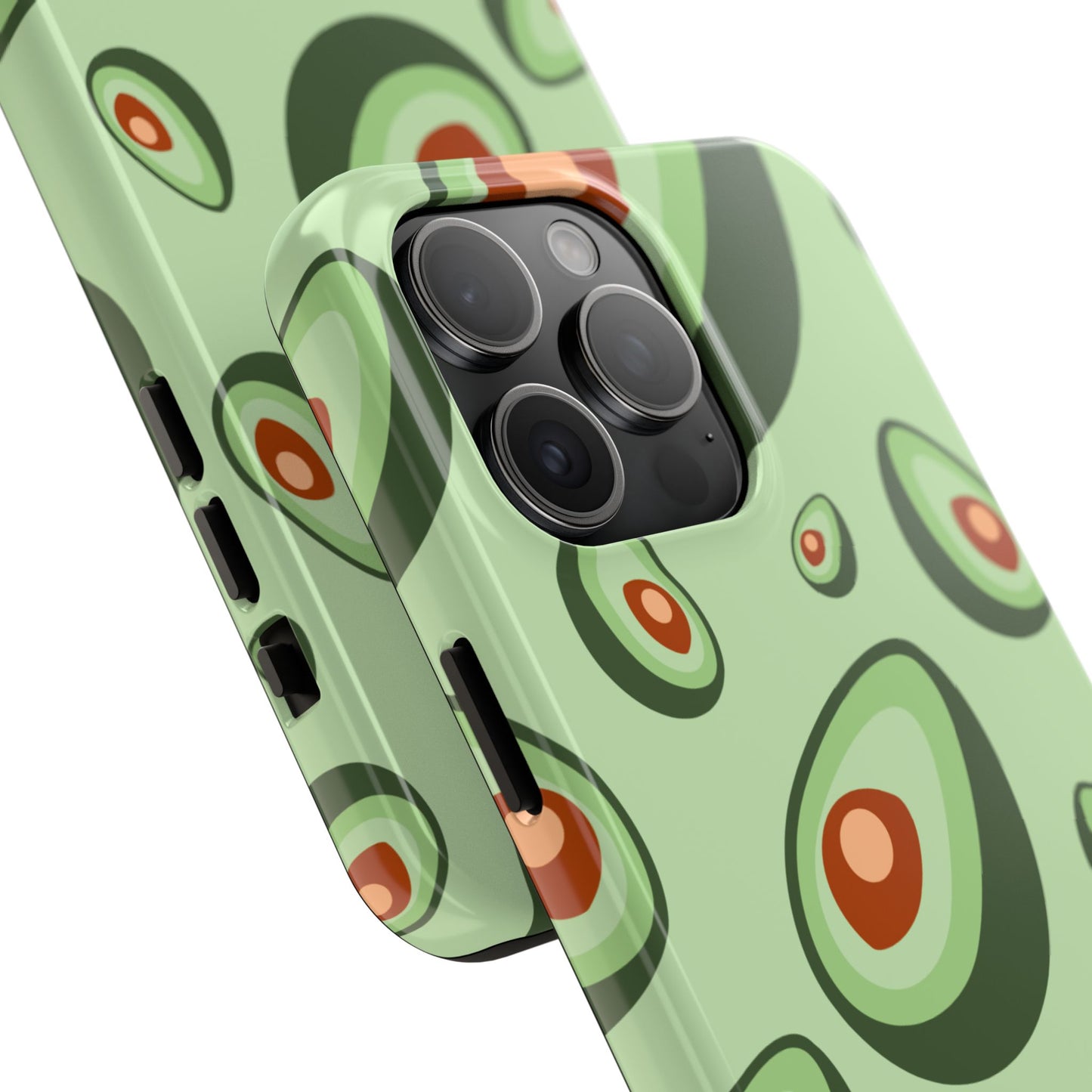 Trendy Avocado Pattern Green Aesthetic Minimal Fruit Phone Case | Food