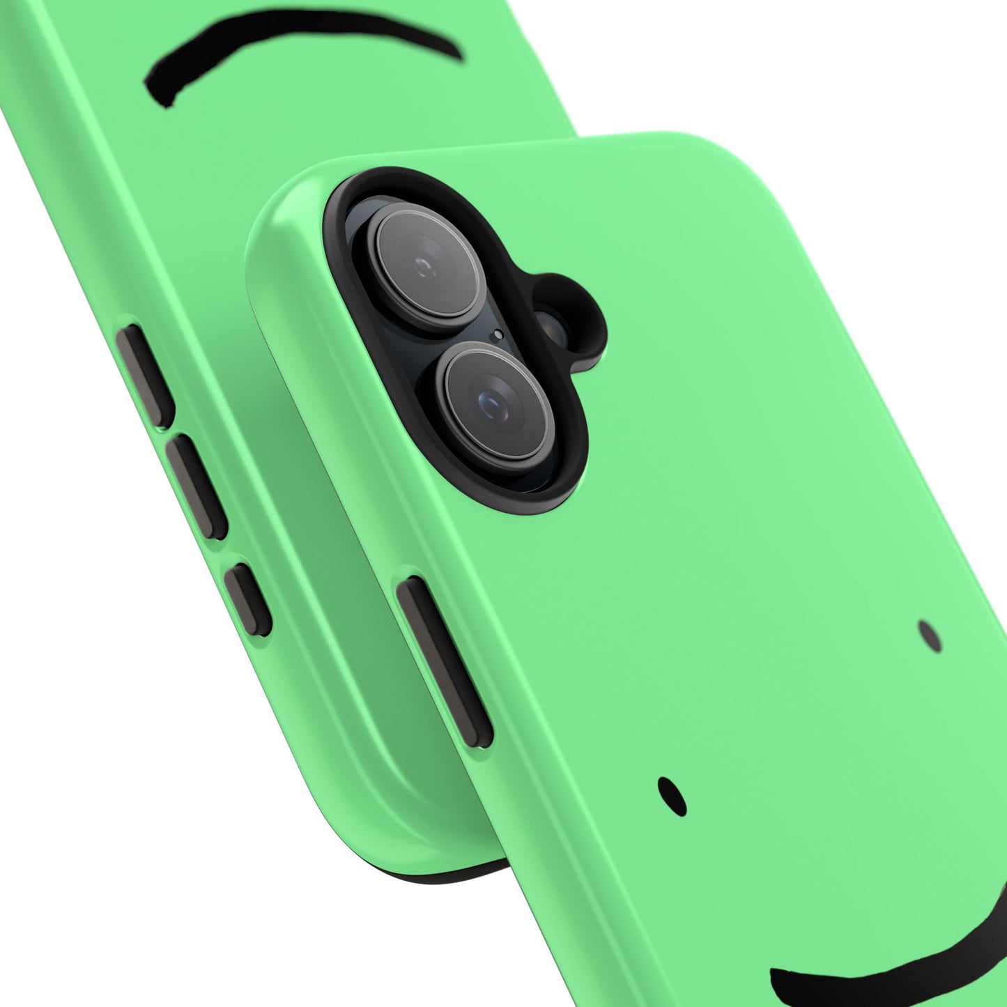 Simple Smile Green Face Tough Phone Case | Other