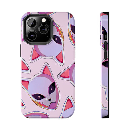 Sabito Fox Mask Pattern Tough Phone Case | Anime - Demon Slayer