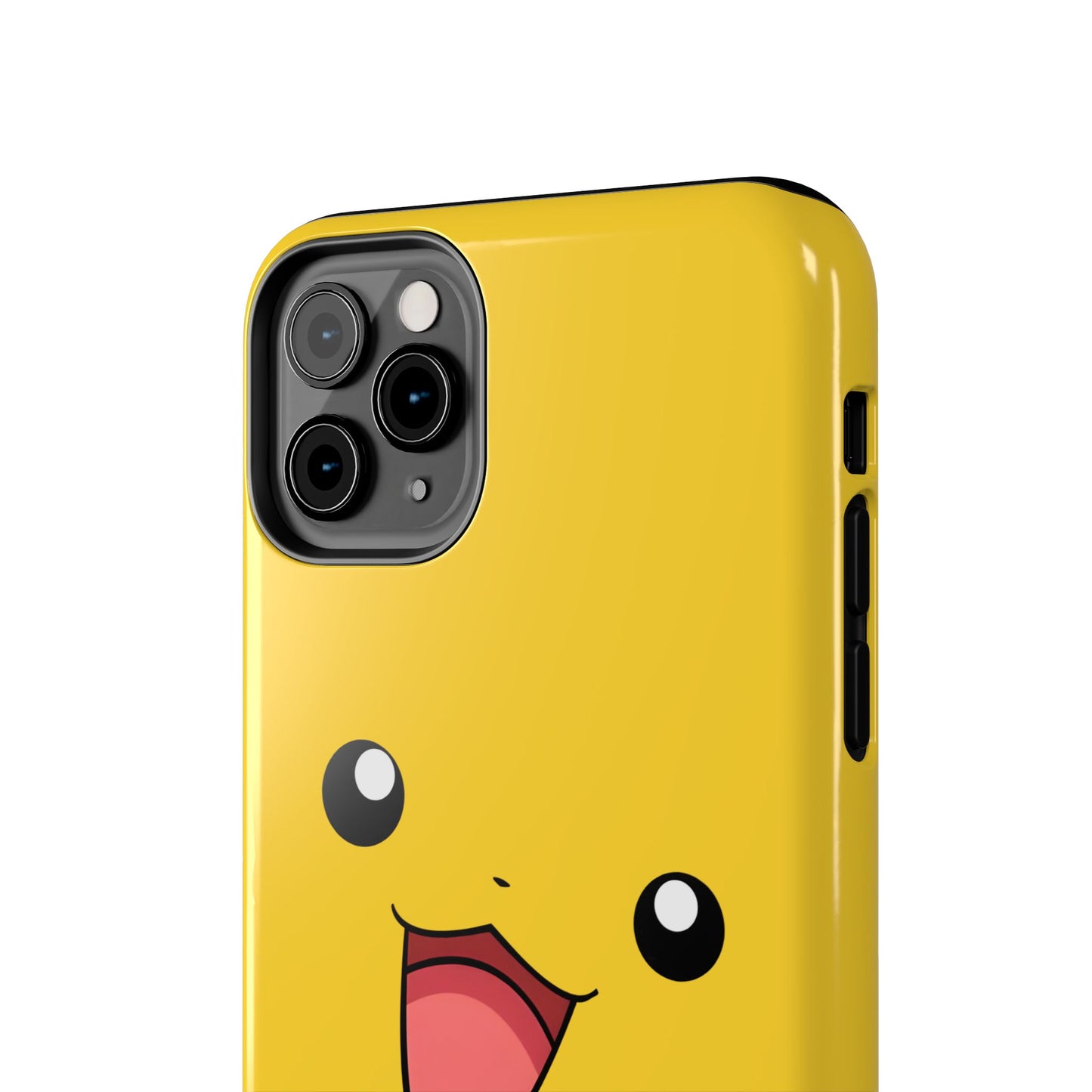 Electric Mouse Yellow Happy Face Minimal Design Tough Phone Case | Anime