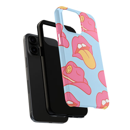 Funda resistente para teléfono con estampado de sombrero vaquero y labios sensuales (versión 1) | Estética