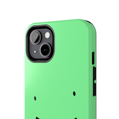 Simple Smile Green Face Tough Phone Case | Other