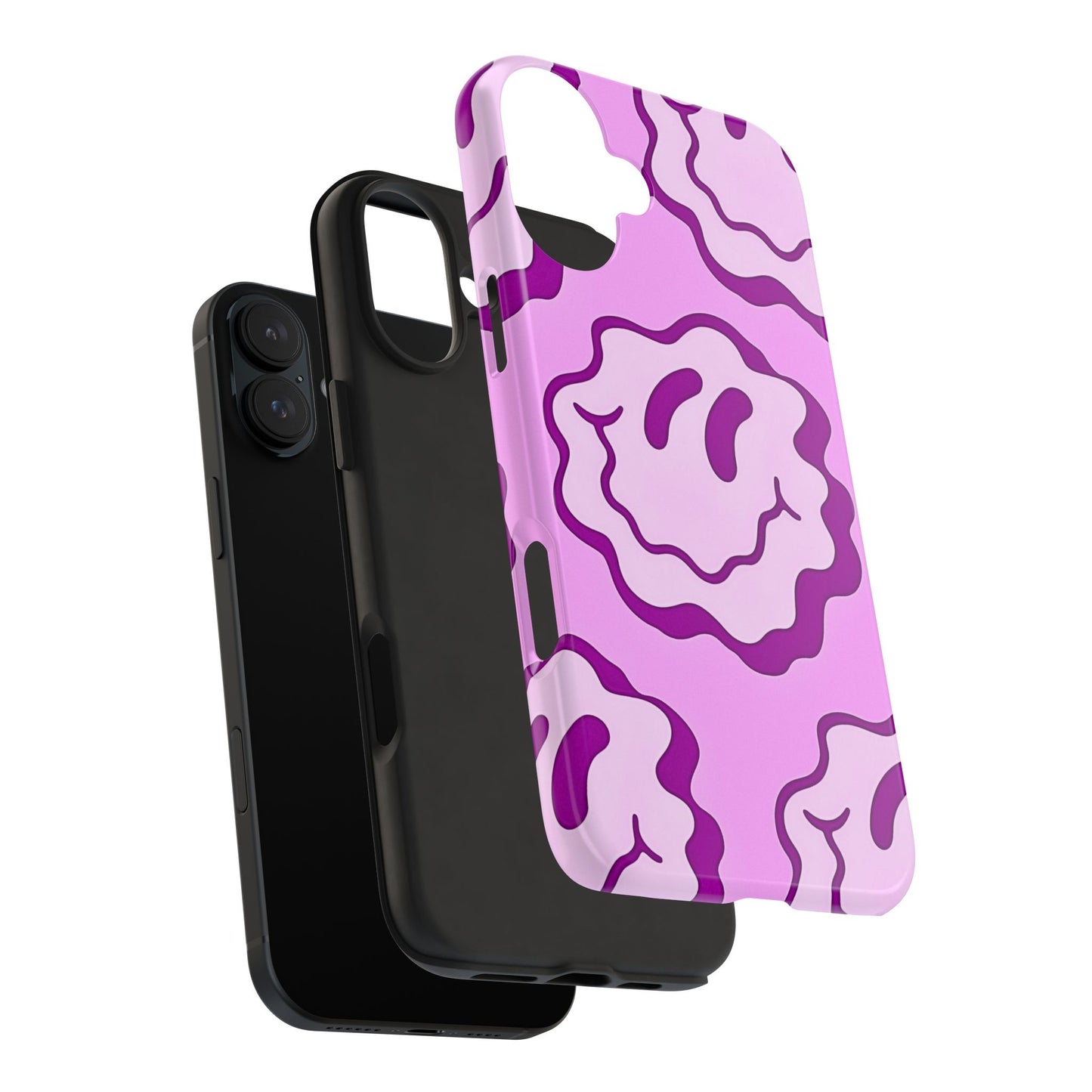 Waving Smile Preppy Pinky Tough Phone Case | Aesthetic