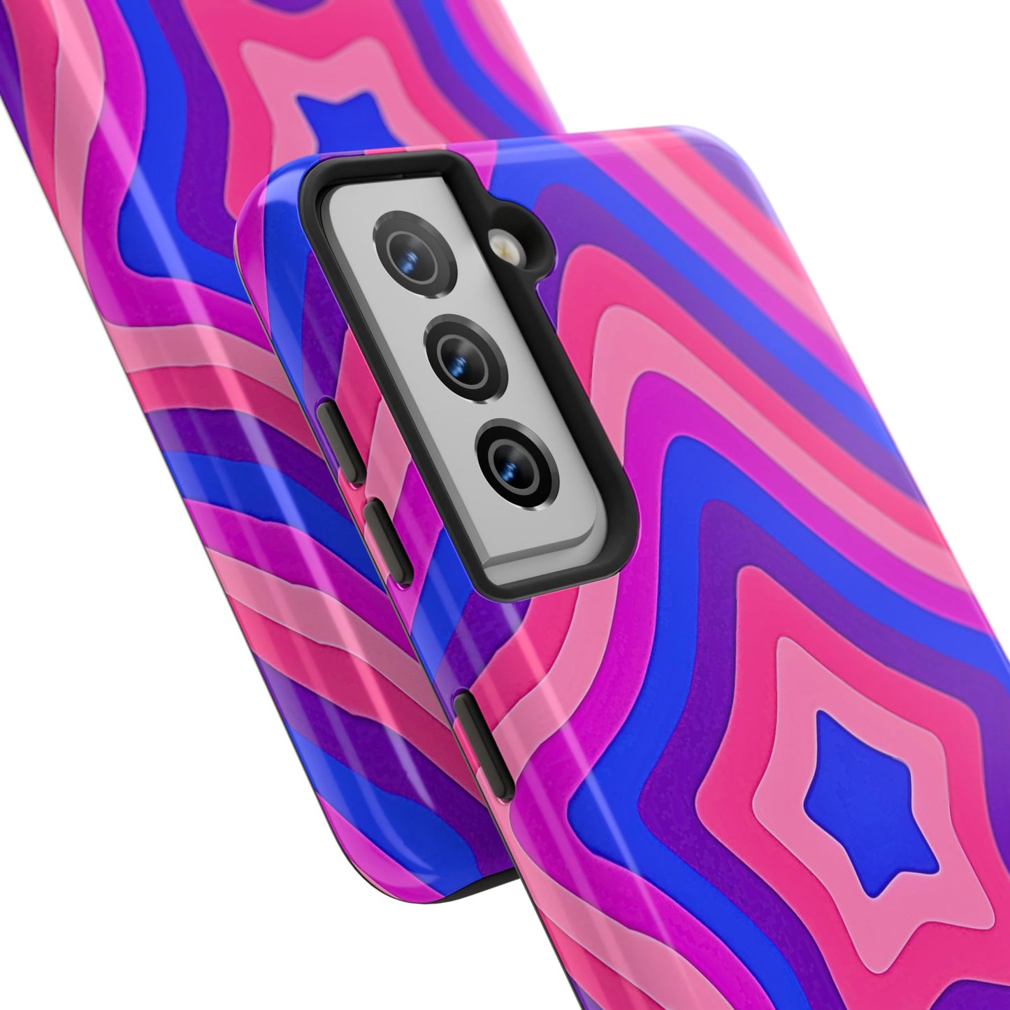 Funda resistente para teléfono con diseño de estrella retro | Estética