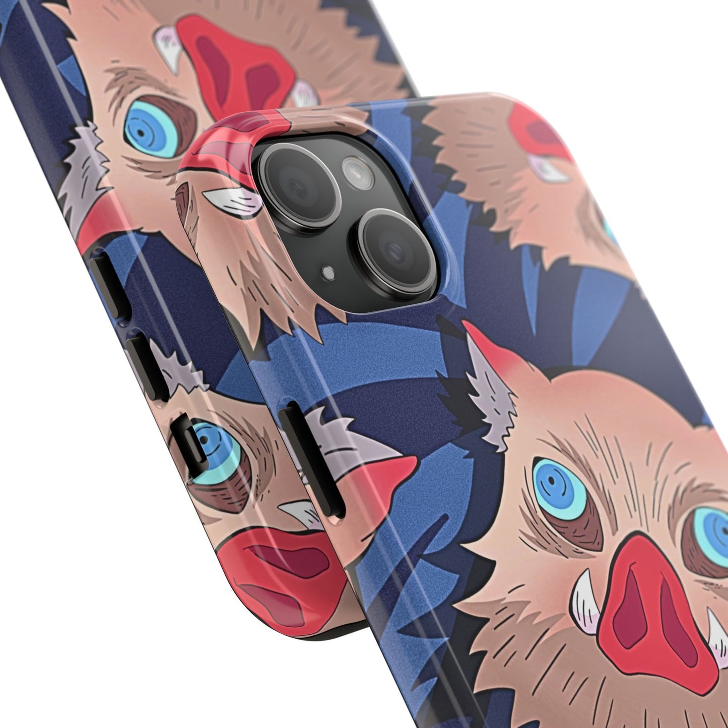 Inosuke Hashibira Head Pattern Tough Phone Case | Anime - Demon Slayer