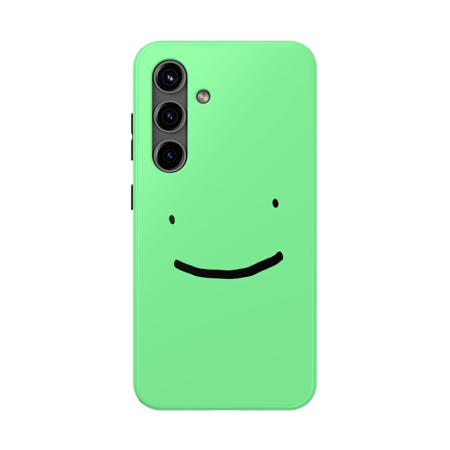 Simple Smile Green Face Tough Phone Case | Other