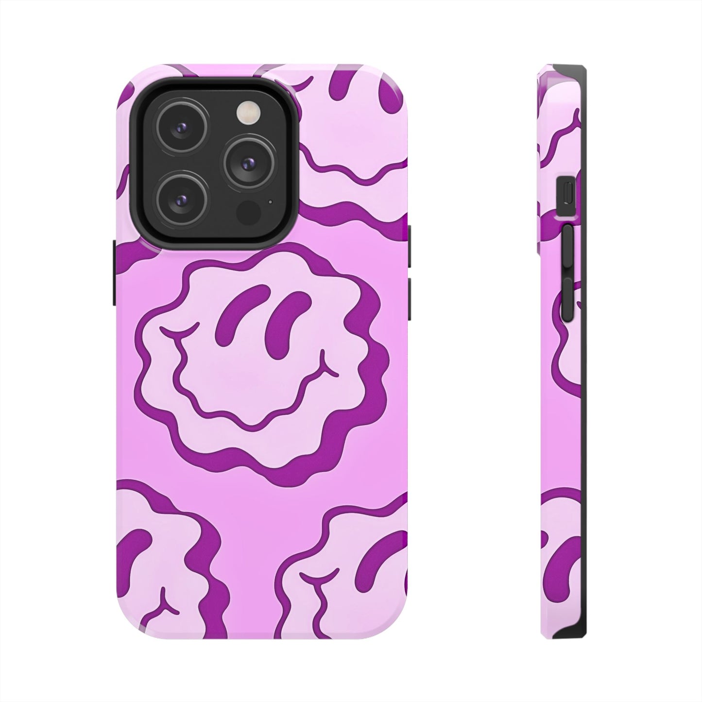 Waving Smile Preppy Pinky Tough Phone Case | Aesthetic