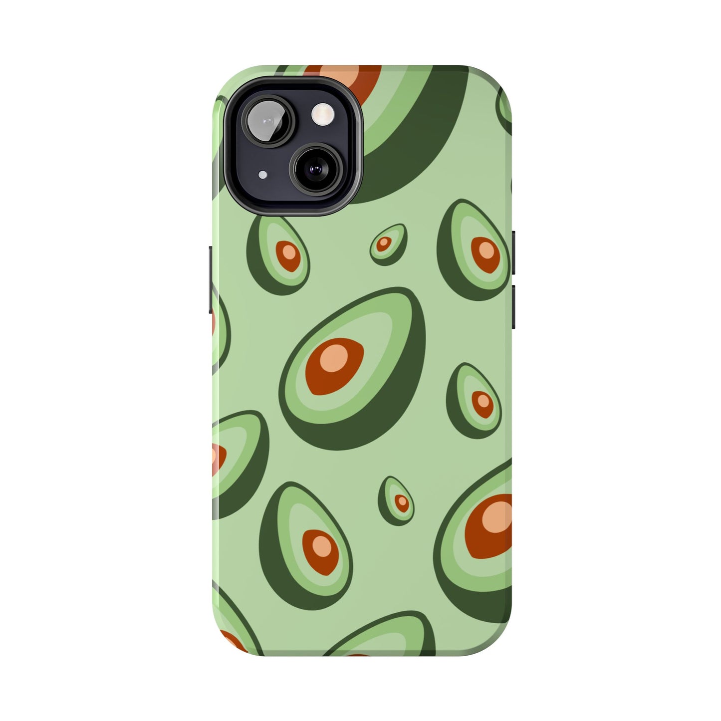 Trendy Avocado Pattern Green Aesthetic Minimal Fruit Phone Case | Food