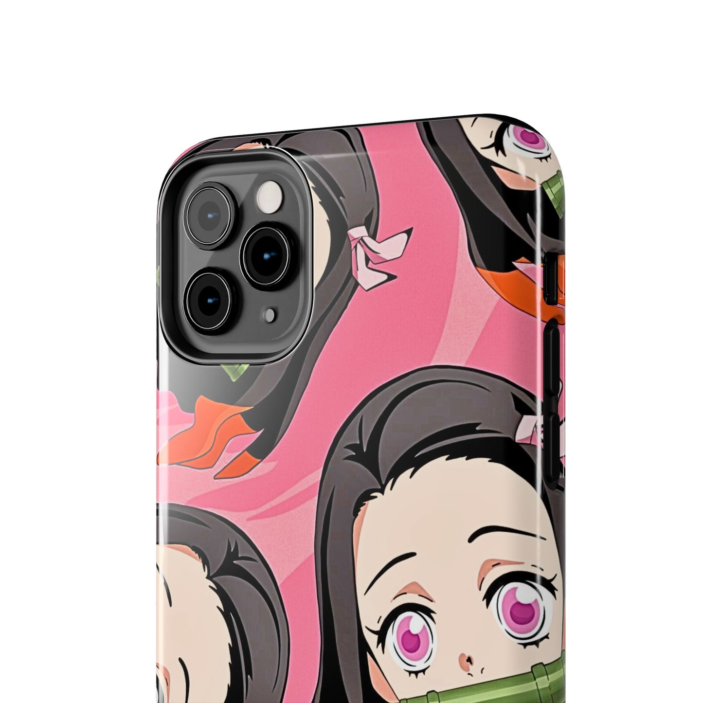 Nezuko Kamado Head Pattern Tough Phone Case | Anime - Demon Slayer