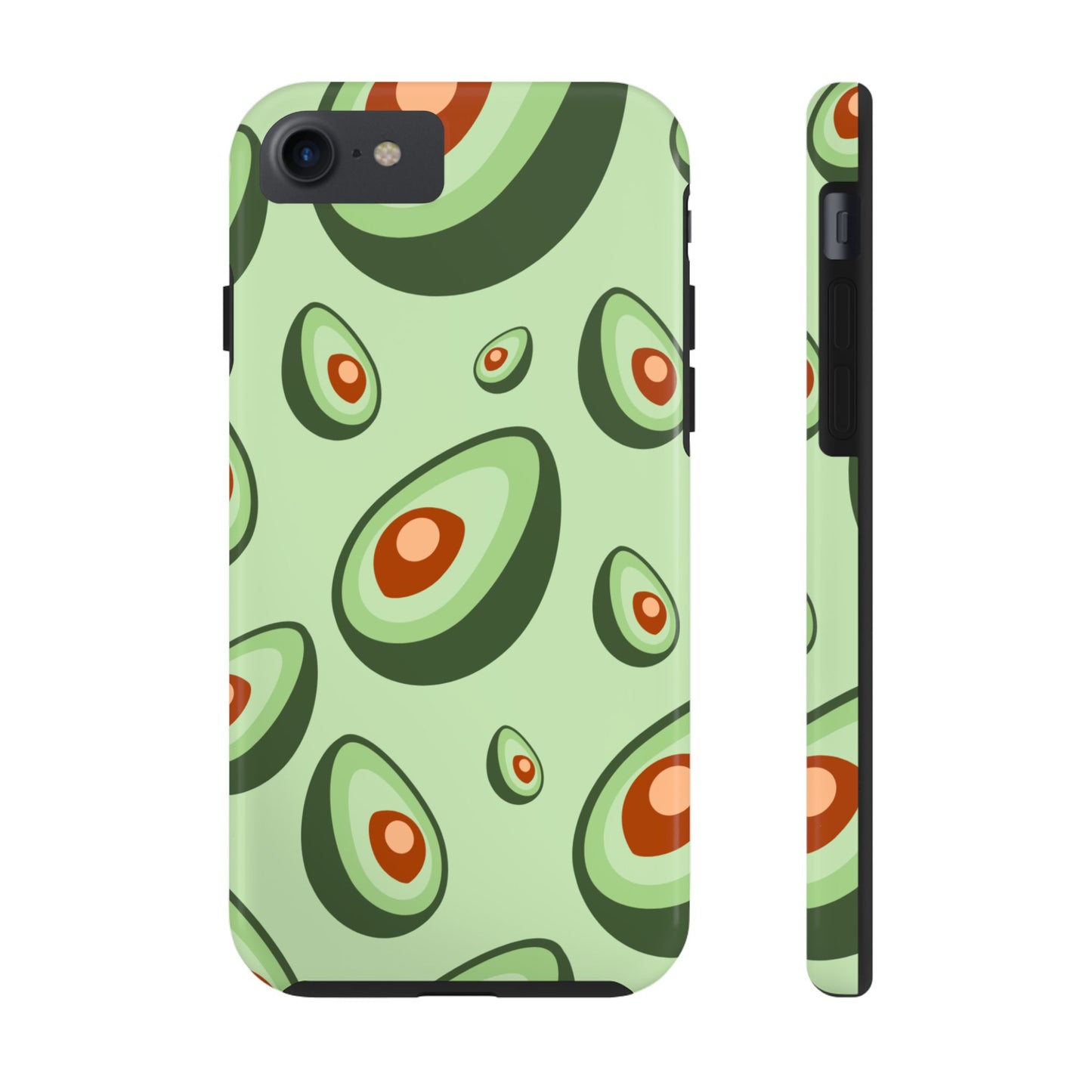 Trendy Avocado Pattern Green Aesthetic Minimal Fruit Phone Case | Food