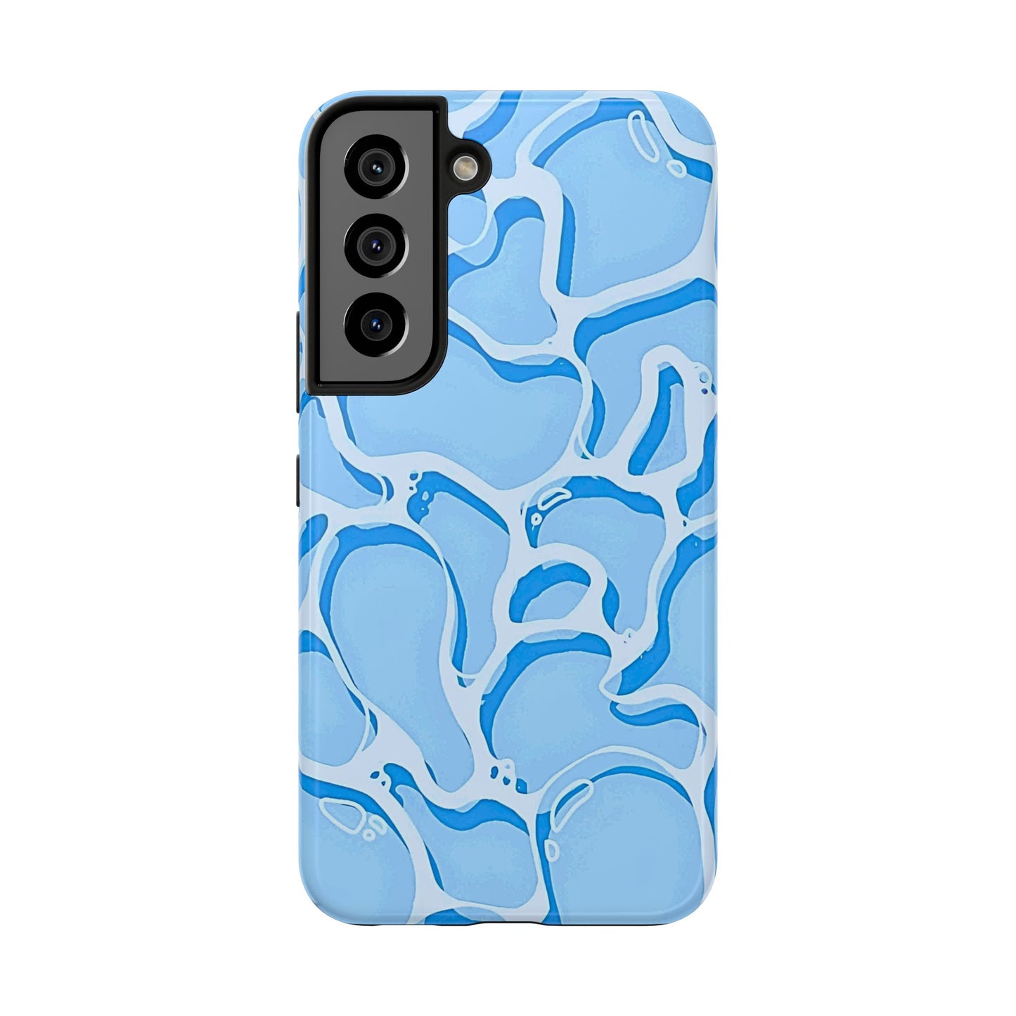 Funda resistente para teléfono con estampado de agua de piscina | Estética