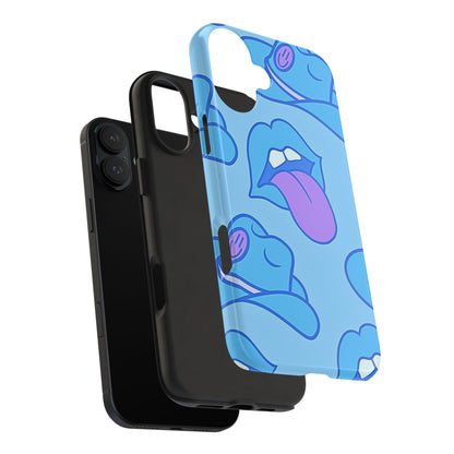 Funda resistente para teléfono con estampado de sombrero vaquero y labios sensuales (versión 2) | Estética