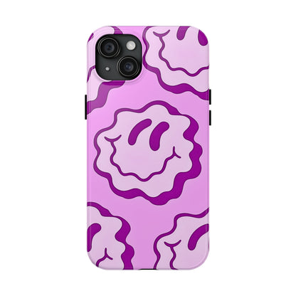 Waving Smile Preppy Pinky Tough Phone Case | Aesthetic