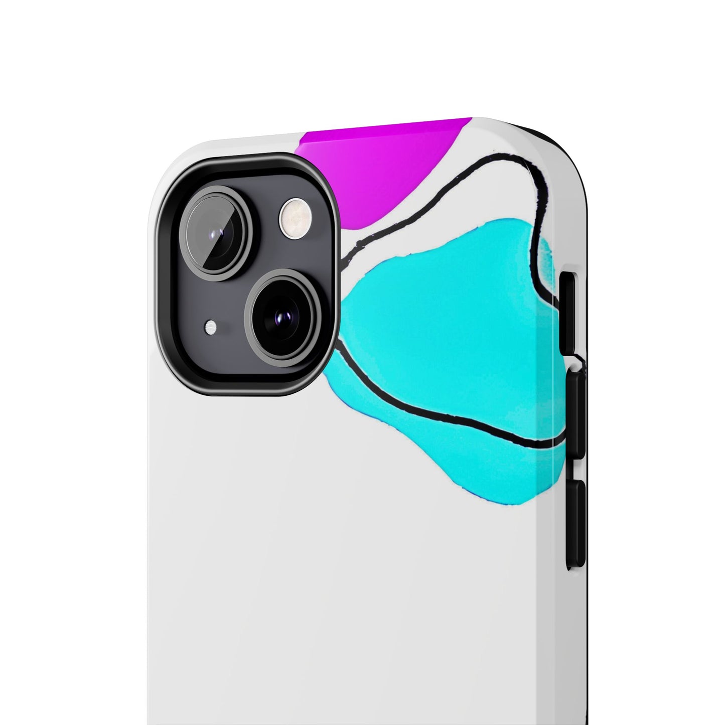 Abstract Shapes Preppy Pastel Style (Version 2) Tough Phone Case | Aesthetic