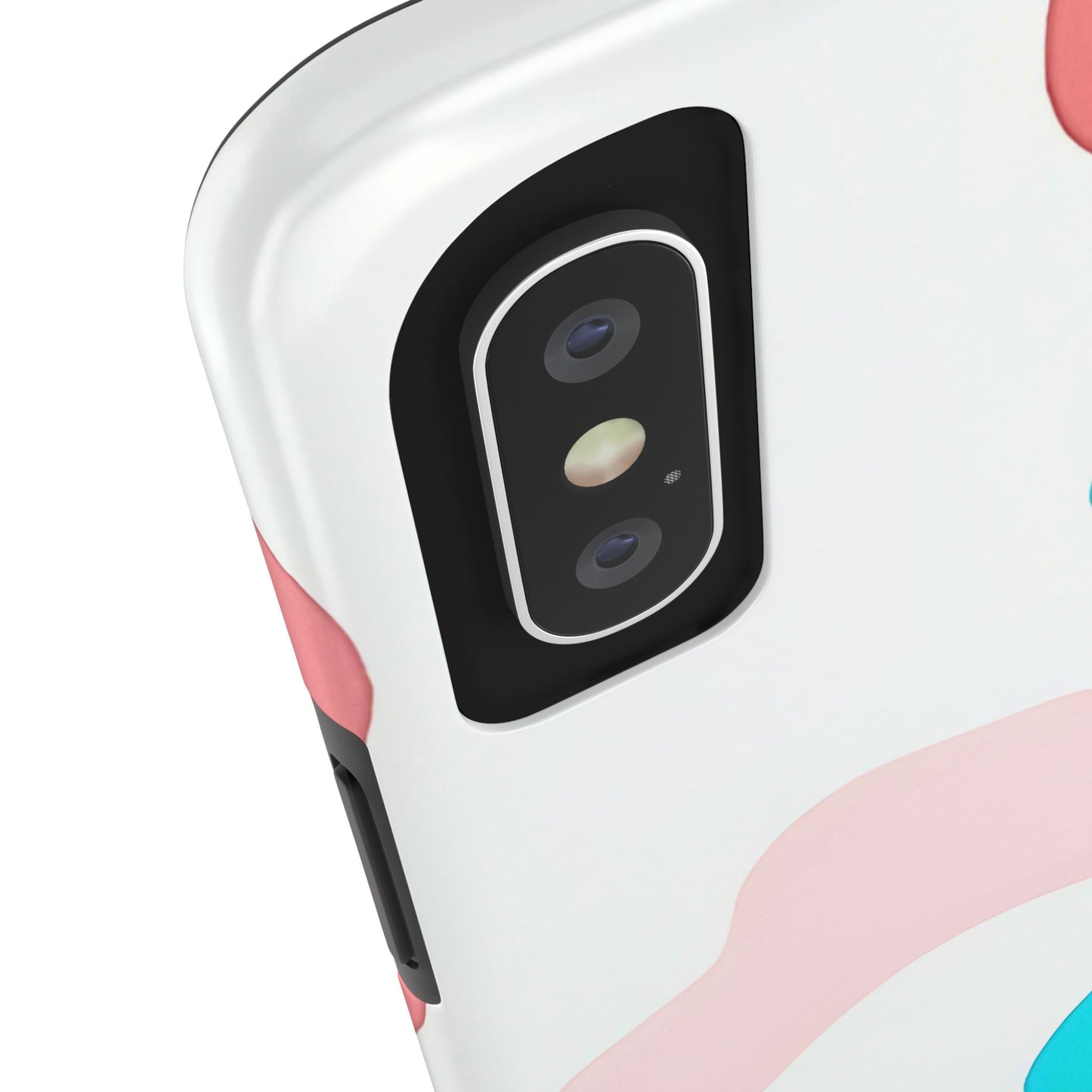 Abstract Shapes Preppy Pastel Style (Version 1) Tough Phone Case | Aesthetic