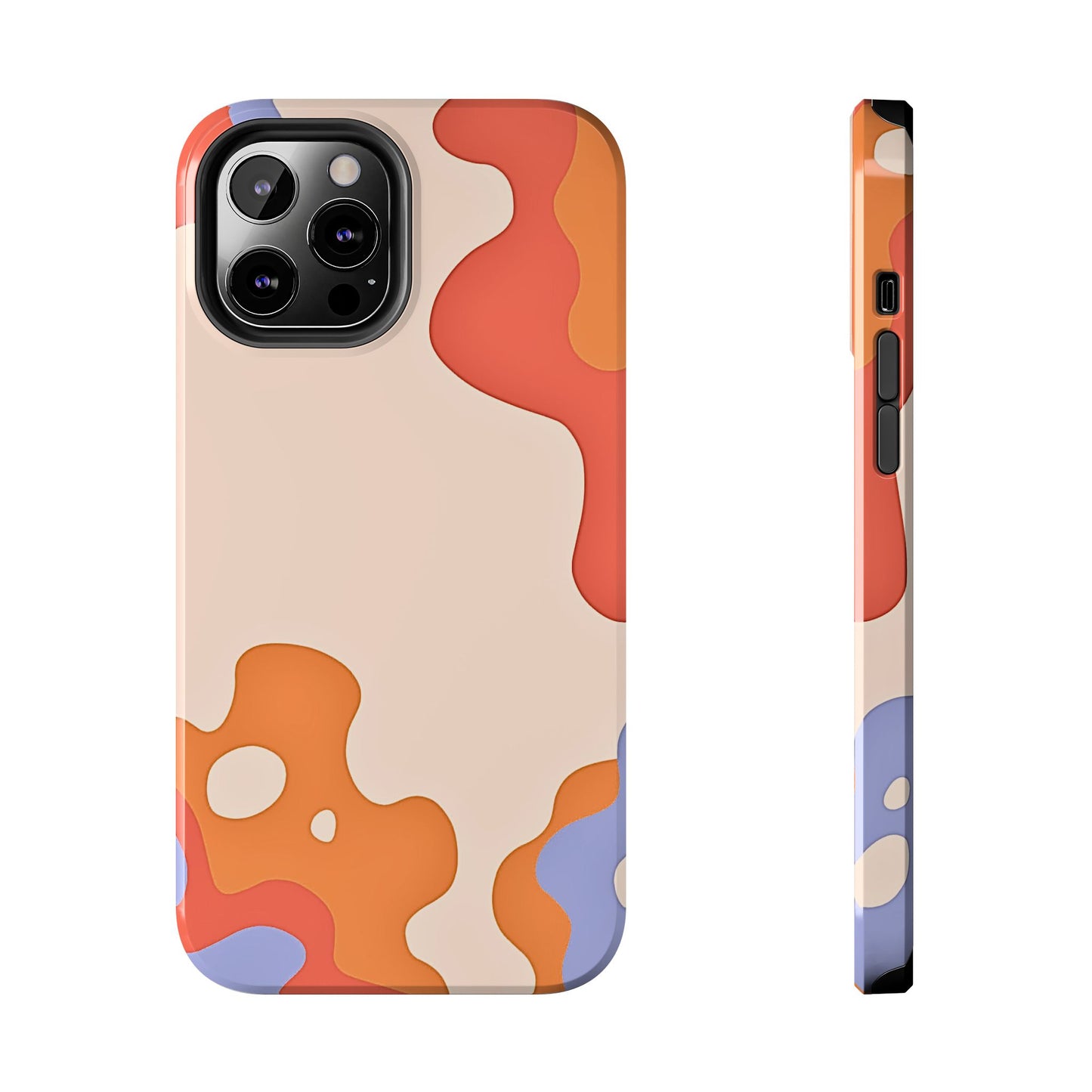 Funda resistente para teléfono con diseño de pastel líquido de verano | Estética