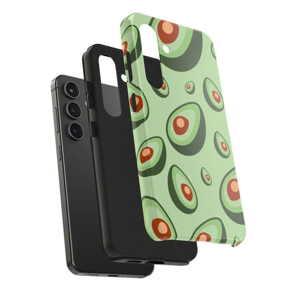 Trendy Avocado Pattern Green Aesthetic Minimal Fruit Phone Case | Food