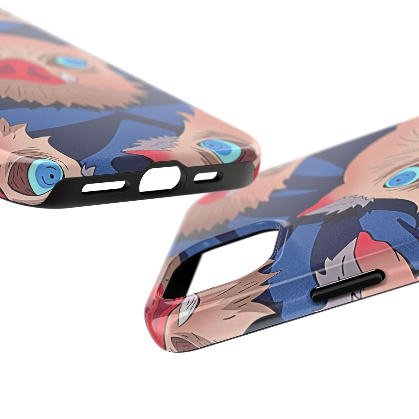 Inosuke Hashibira Head Pattern Tough Phone Case | Anime - Demon Slayer