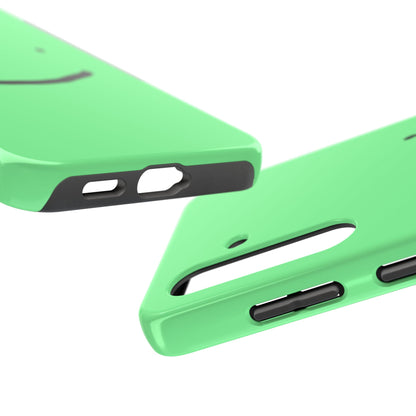 Simple Smile Green Face Tough Phone Case | Other