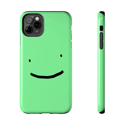 Simple Smile Green Face Tough Phone Case | Other