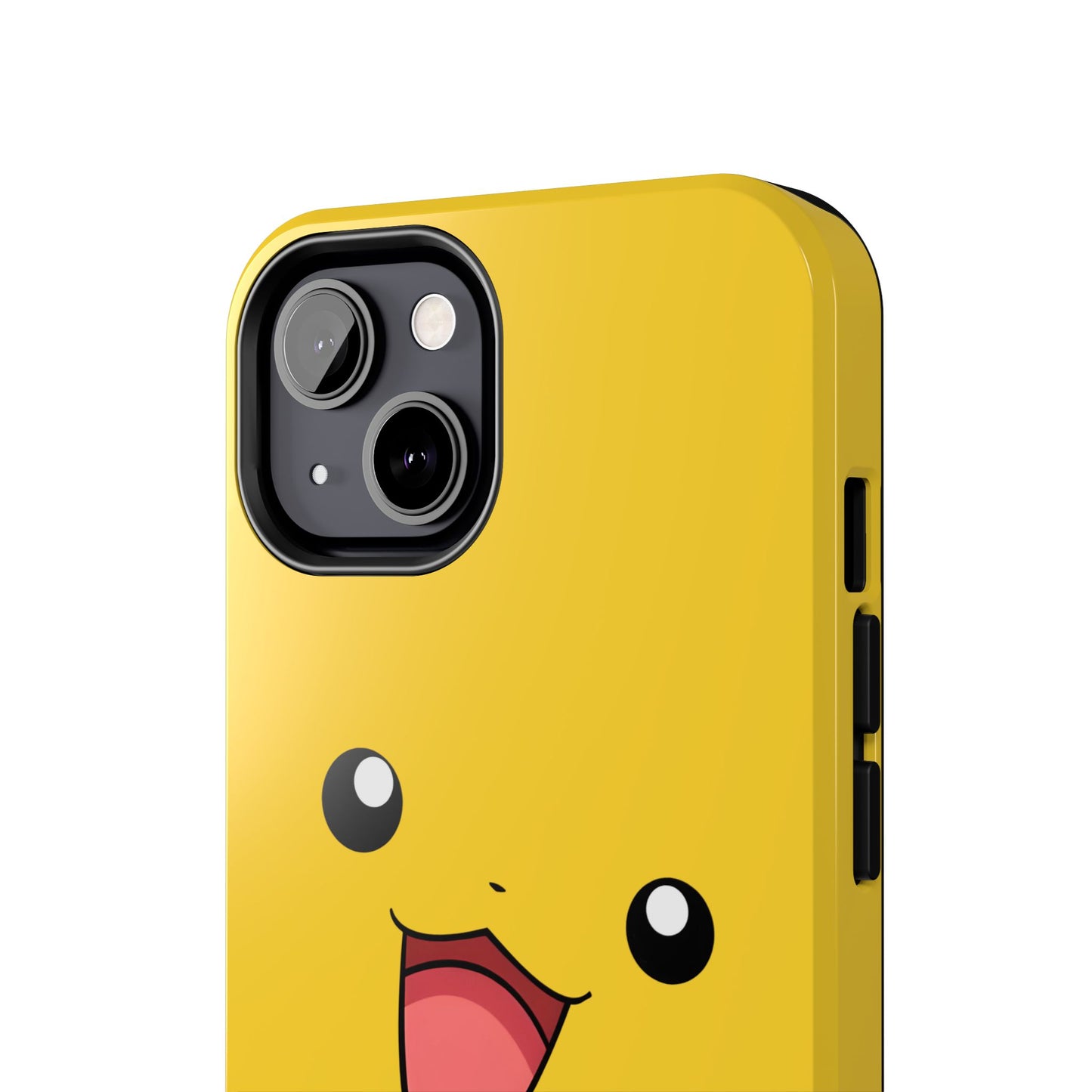 Electric Mouse Yellow Happy Face Minimal Design Tough Phone Case | Anime