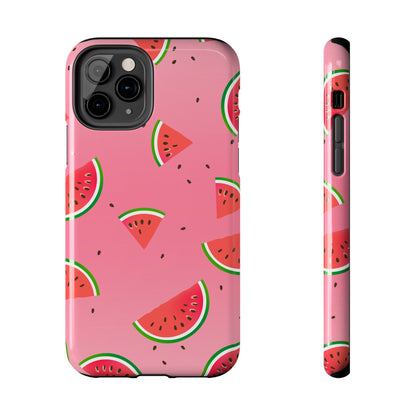 Pink and Red Gradient Watermelon Tough Phone Case | Food