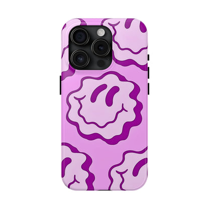 Waving Smile Preppy Pinky Tough Phone Case | Aesthetic