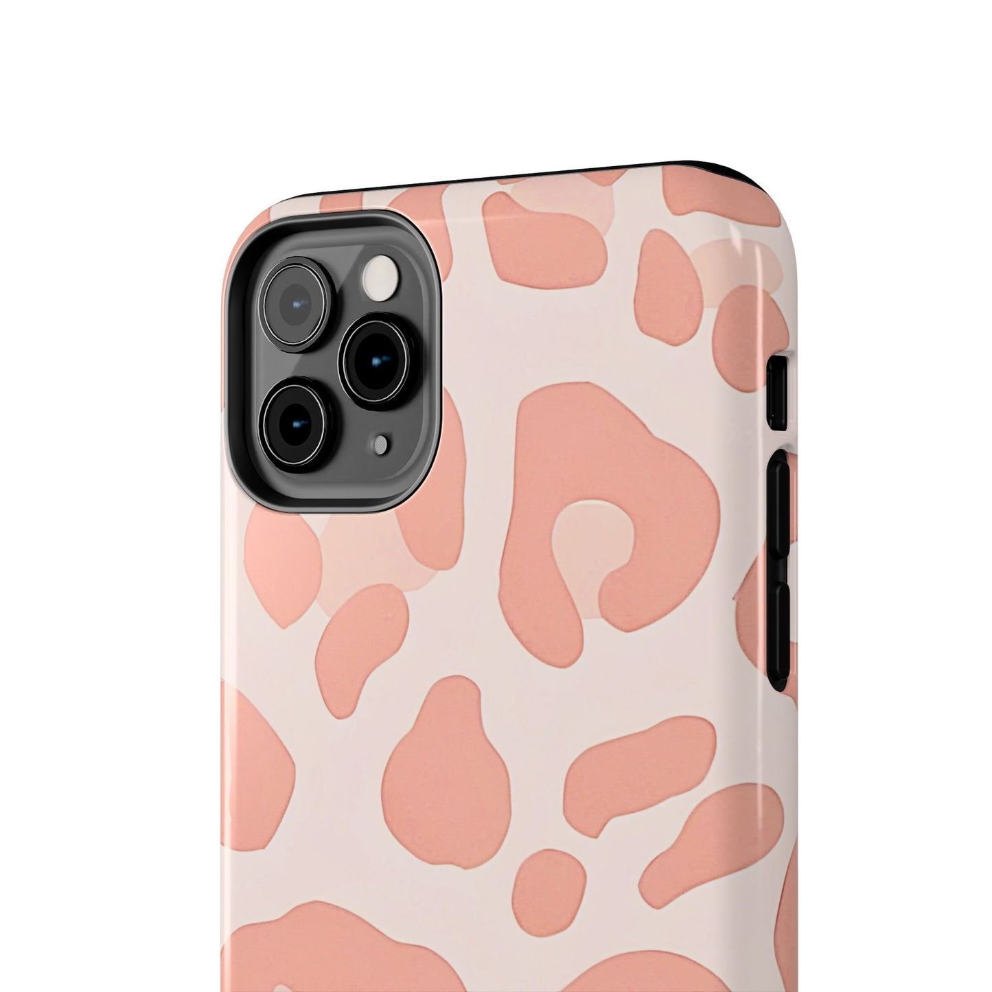 Funda resistente para teléfono con estampado de leopardo rosa preppy | Estética