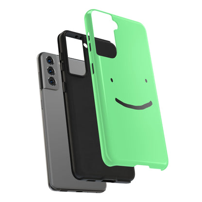 Simple Smile Green Face Tough Phone Case | Other