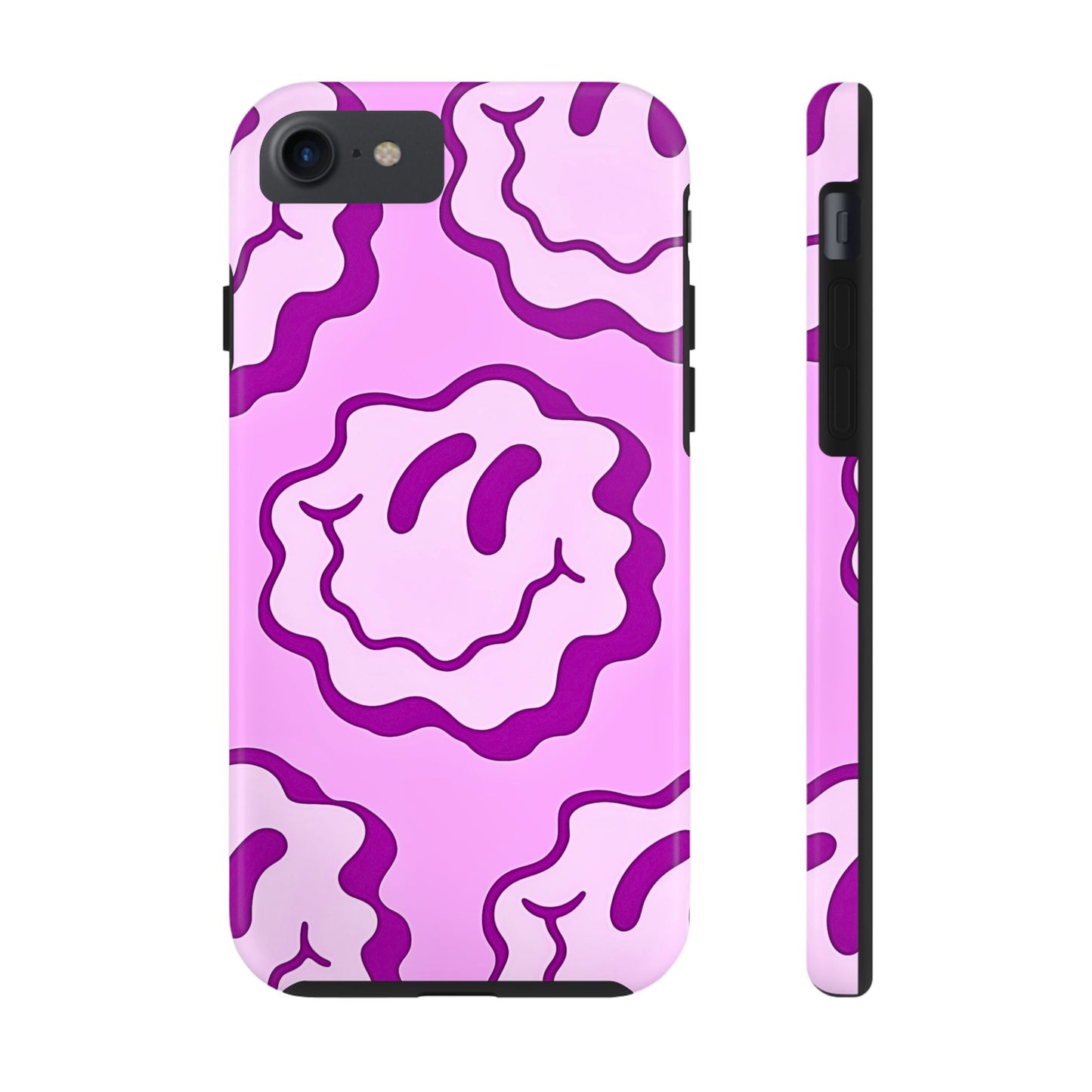 Waving Smile Preppy Pinky Tough Phone Case | Aesthetic
