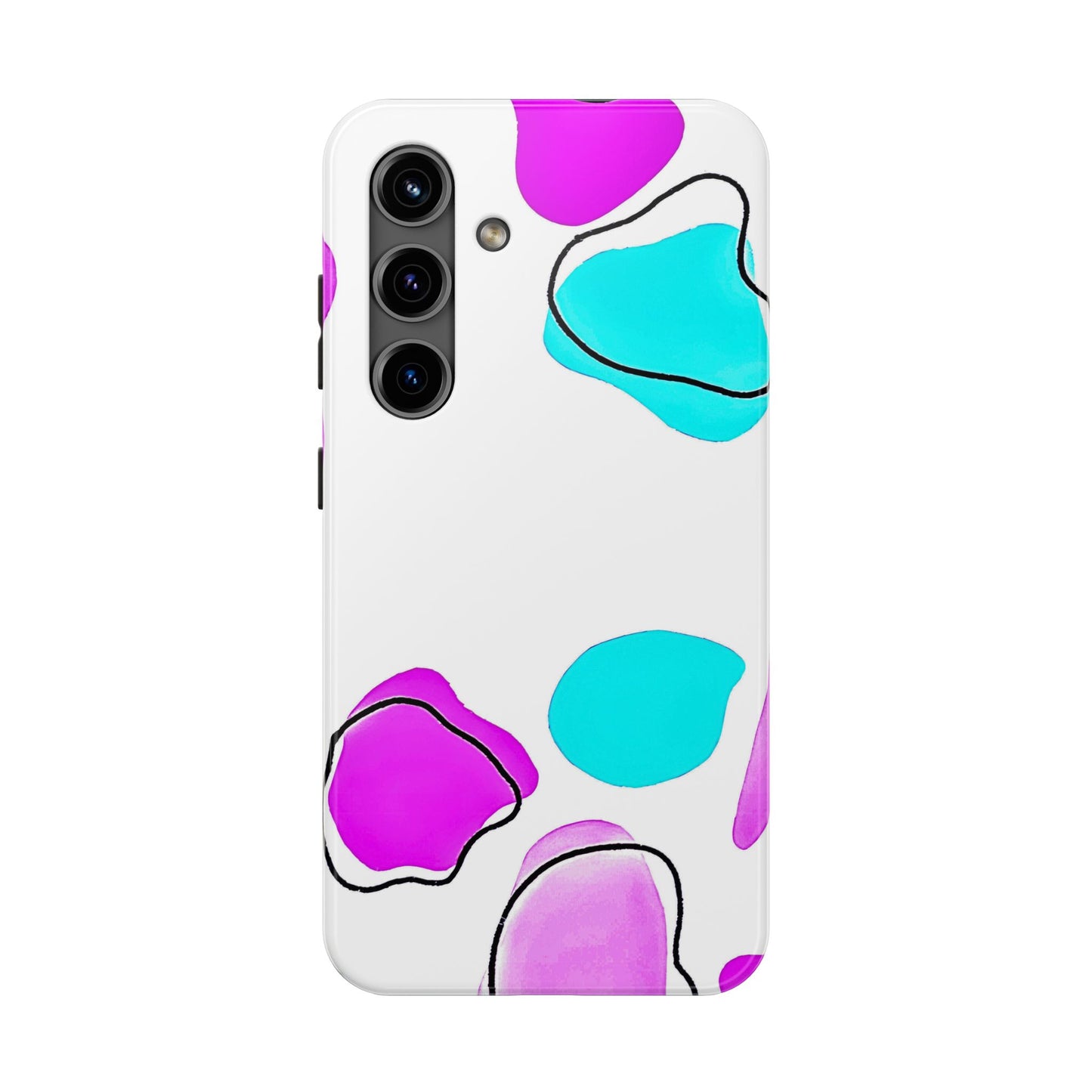 Abstract Shapes Preppy Pastel Style (Version 2) Tough Phone Case | Aesthetic