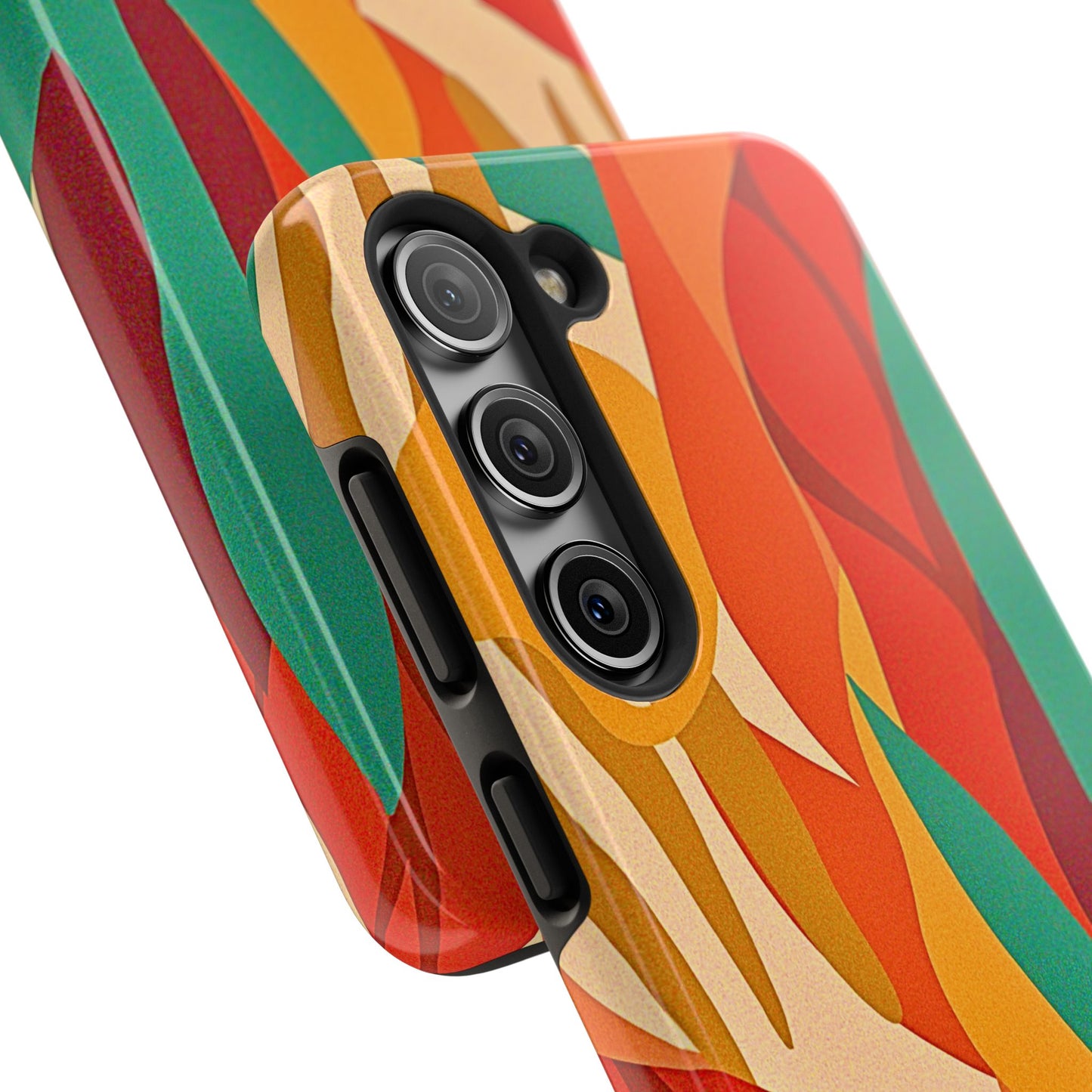 Abstract Autumn Leaves Tough Phone Case | Aesthetic