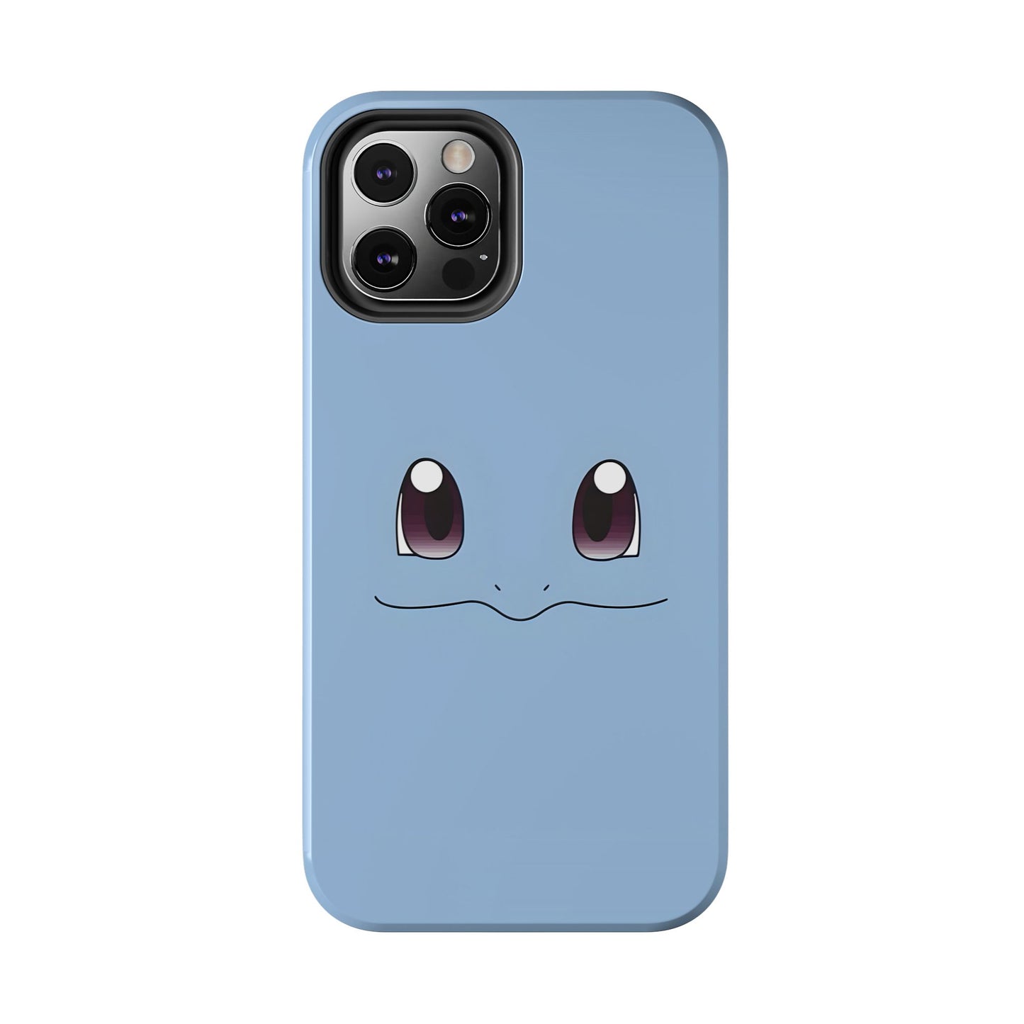 Blue Turtle Simple Blue Smile Tough Phone Case | Anime