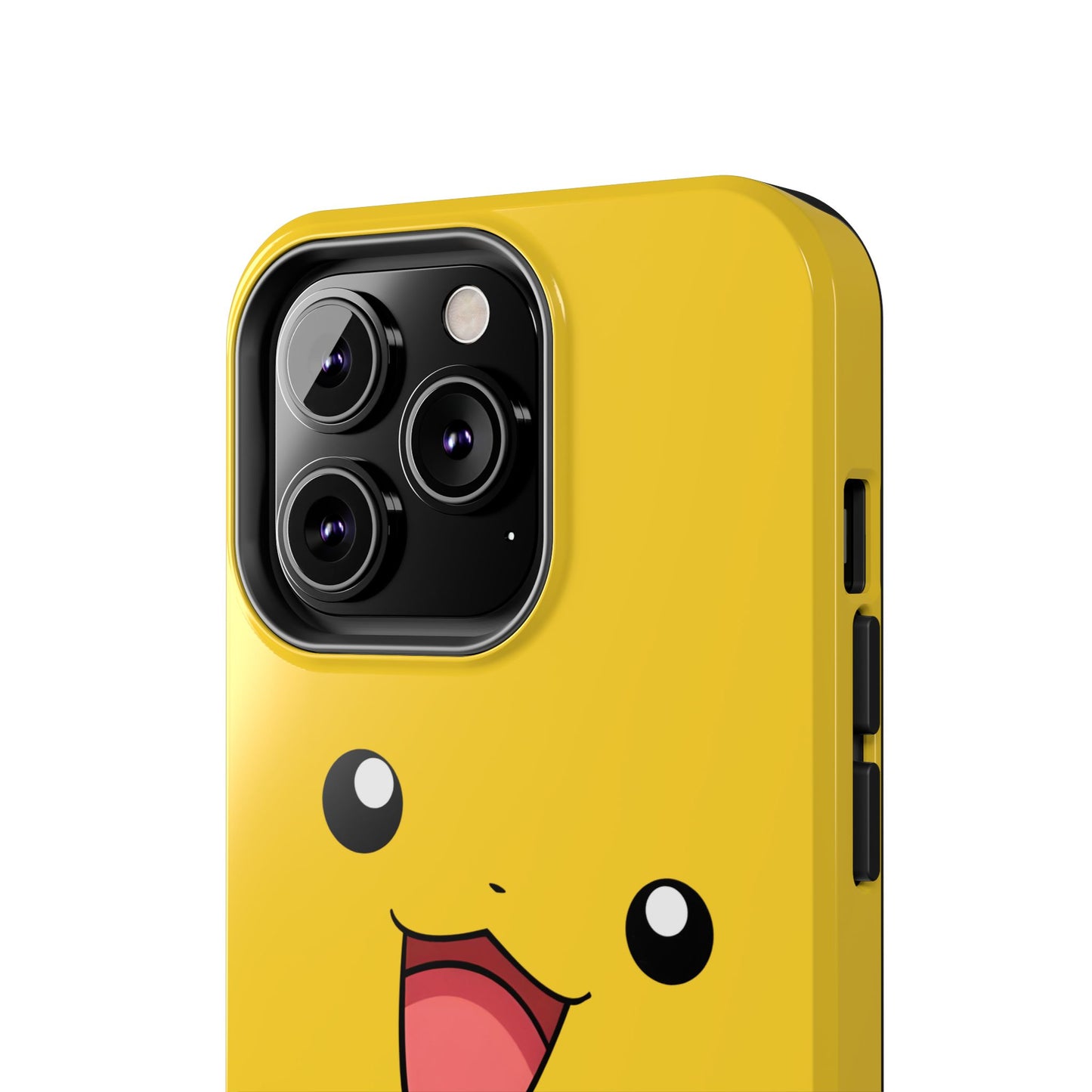 Electric Mouse Yellow Happy Face Minimal Design Tough Phone Case | Anime