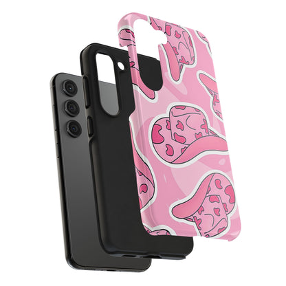 Pink Cowboy Hat Preppy Tough Phone Case | Aesthetic