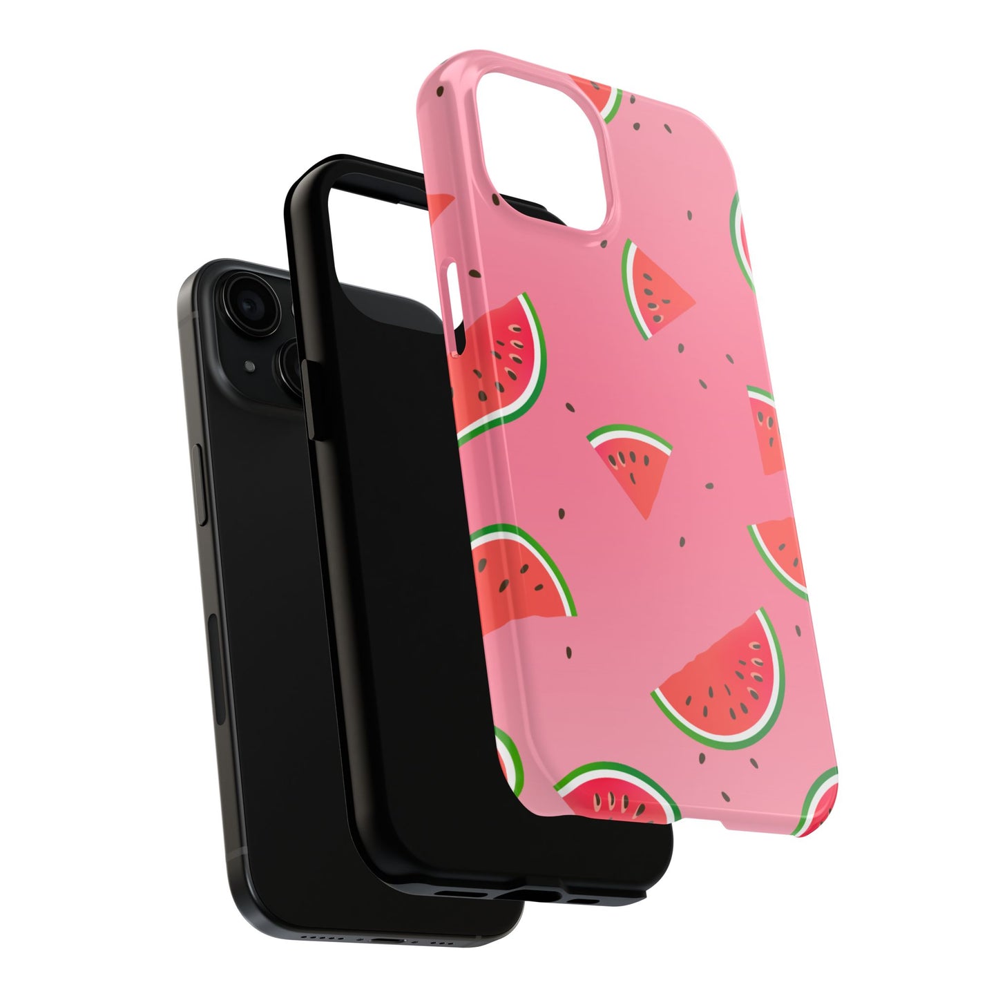 Pink and Red Gradient Watermelon Tough Phone Case | Food